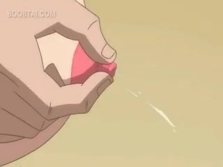 Naakt roodharige anime jong vrouw blazen prik in sixtynine