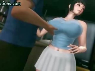 巨乳 動畫 strumpet 得到 jizzload