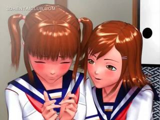 Kaaya-aya anime bata babae gasgas kanya coeds malakas ang katawan puke