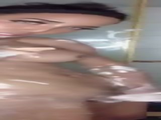 Shasha's tempting Soapy Shower