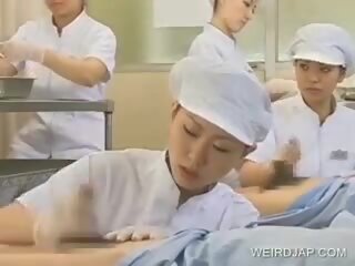 日本语 护士 加工 毛茸茸 阴茎, 自由 性别 b9
